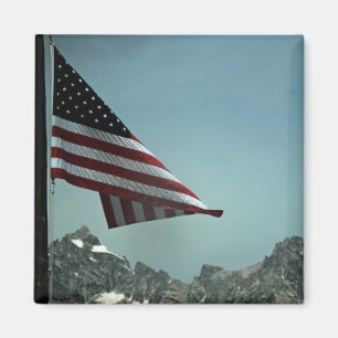 Aimant Drapeau sur l'aimant Teton