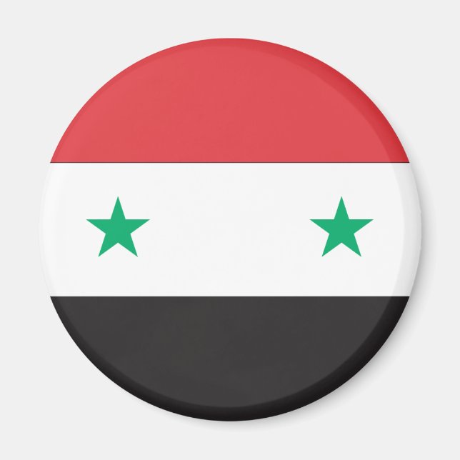 Aimant Drapeau Syrie (Devant)