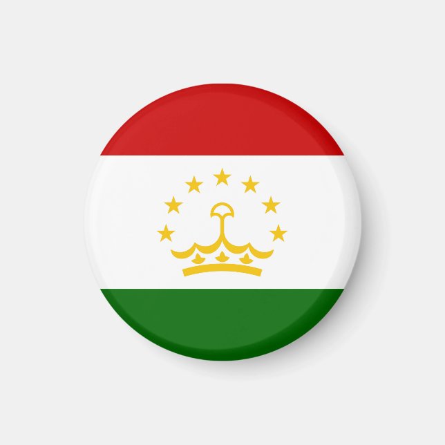 Aimant Drapeau Tadjikistan (Devant)