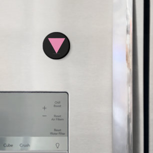Aimant Drapeau triangle rose de SlipperyJoe's symbole ros