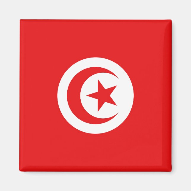 Aimant Drapeau Tunisie (Devant)