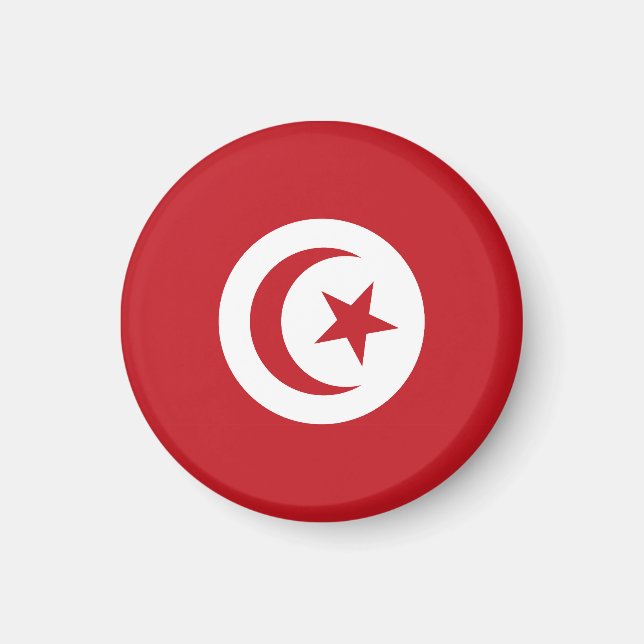Aimant Drapeau tunisien (Devant)
