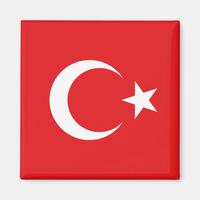 Aimant Drapeau Turquie (Devant)