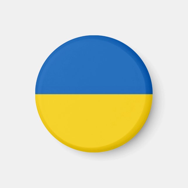 Aimant Drapeau Ukraine (Devant)