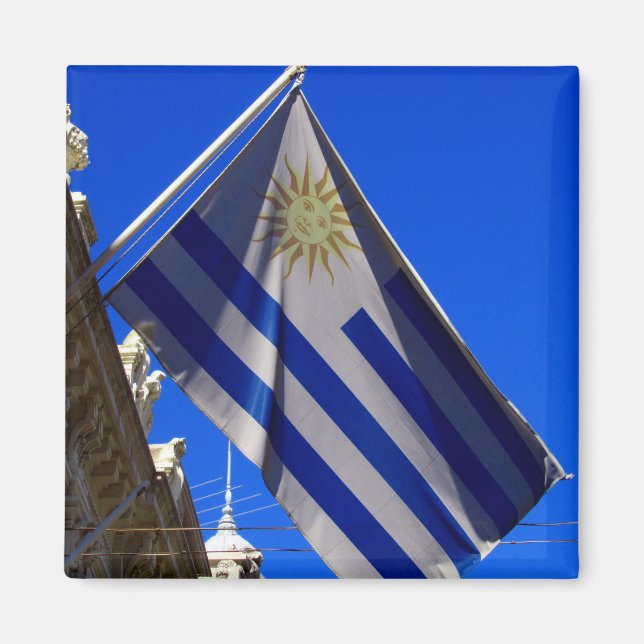 Aimant drapeau uruguay (Devant)