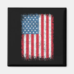 Aimant Drapeau Usa Patriotique 4 Juillet Pour Hommes Femm