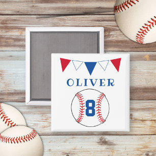 Aimant Drapeaux de baseball Ball Bunting Anniversaire de 