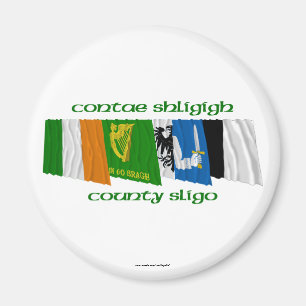 Aimant Drapeaux de Sligo du comté