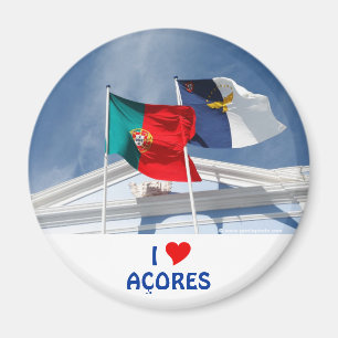 Aimant Drapeaux du Portugal et des Açores