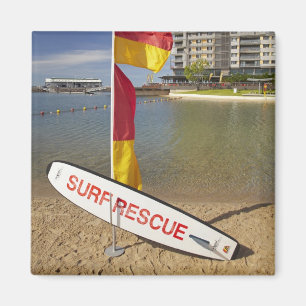 Aimant Drapeaux et planche de sauvetage de surf
