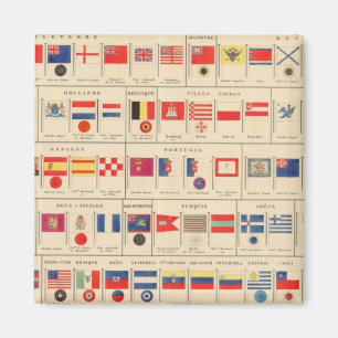 Aimant Drapeaux, insignes