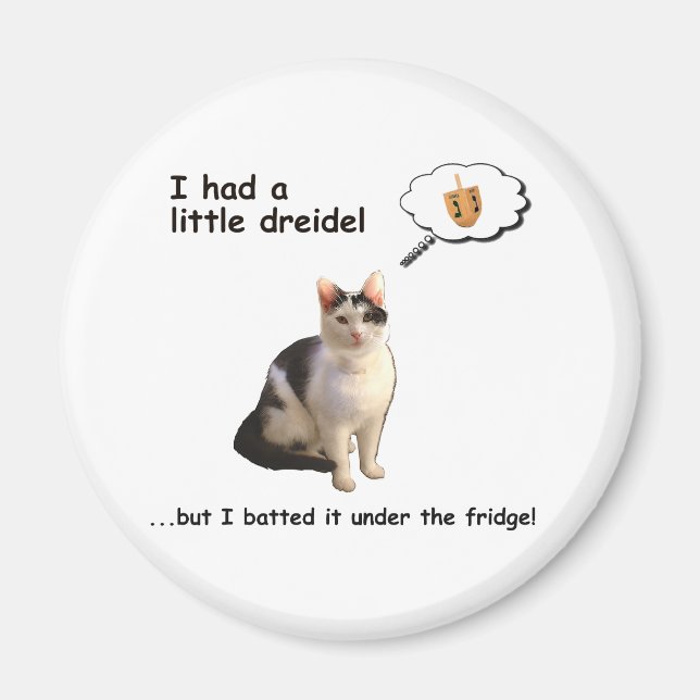 Aimant Dreidel Cat (Devant)
