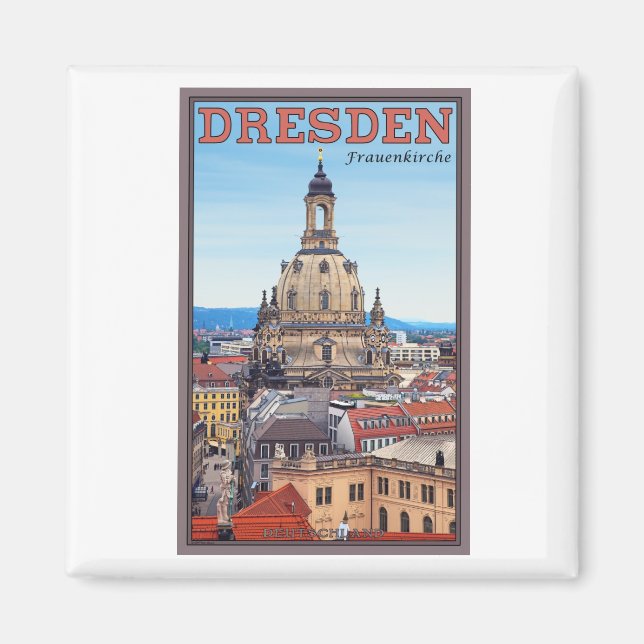 Aimant Dresde - Frauenkirche (Devant)