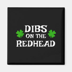 Aimant Droit sur la rousse Drôle de St Patrick irlandais