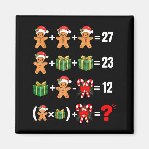 Aimant Drôle 67 Mème Bonbon Joyeux Santa Prof de Maths Ch
