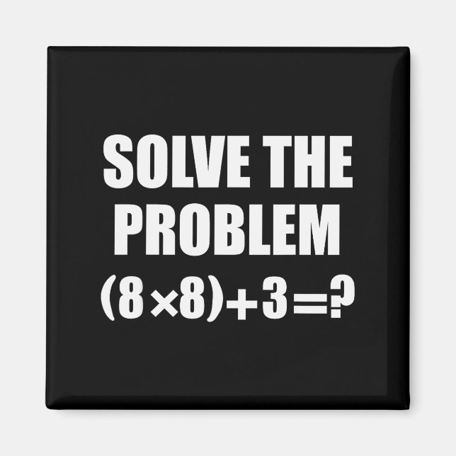 Aimant Drôle 67 Meme Pemdas Prof de Math Élémentaire Cerv (Devant)