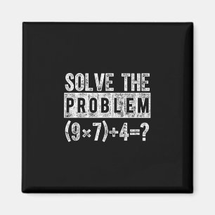 Aimant Drôle 67 Mème Pemdas Prof de maths élémentaire Cer