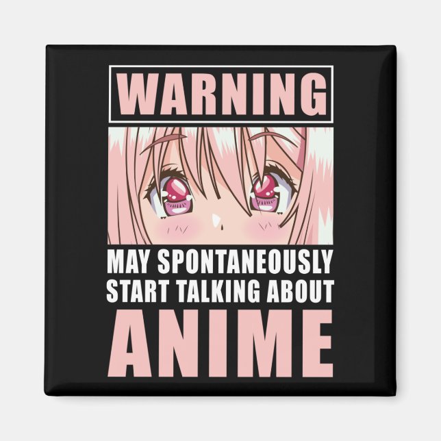 Aimant Drôle Anime Girl Japonaise Otaku Manga Japon (Devant)