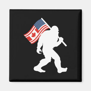 Aimant Drôle Bigfoot Canada Les 51 État Trump Canada État