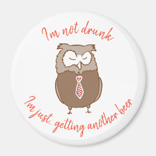 Aimant Drôle bol chouette mignon cadeau gag obtenir une b