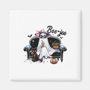 Aimant Drôle Boo Jee Ghost Halloween Boo Jee Ghost Éffray