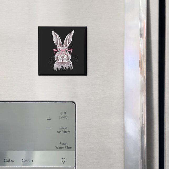 Aimant Drôle Bunny mignon Cadeaux de famille Pâques (In situ (réfrigérateur))