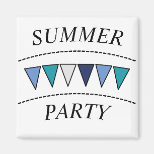 Aimant Drôle Bunny Summer Party