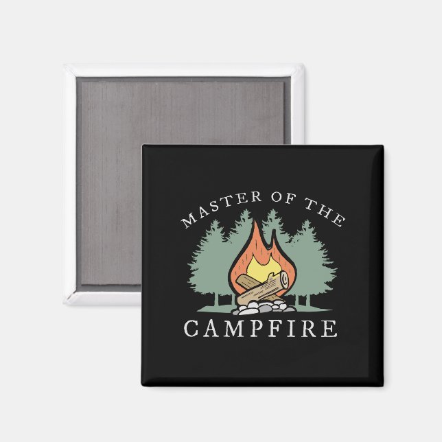 Aimant Drôle cadeau Camping (Recto/Verso)