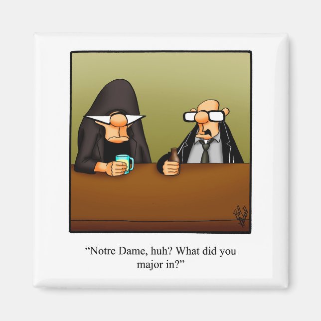 Aimant Drôle cadeau Humour magnétique (Devant)