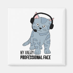 Aimant Drôle Chat souriant professionnel Epic Sarcastique