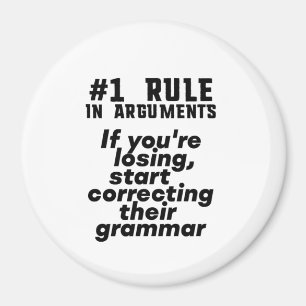 Aimant Drôle Citation humoristique Grammaire Anglais Ense
