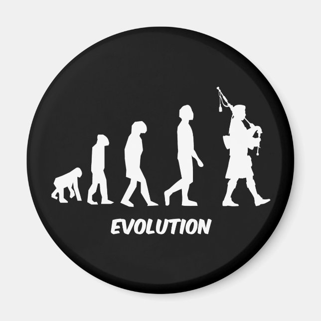 Aimant Drôle cornemuses (Devant)