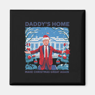 Aimant Drôle Daddy Accueil Trump laide Sweater de Noël Xm