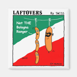 Aimant drôle de Bologna de salami pour les