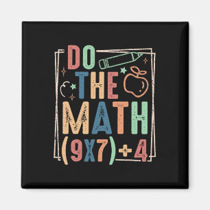 Aimant Drôle de calcul 67 mème six sept garçon fille ense