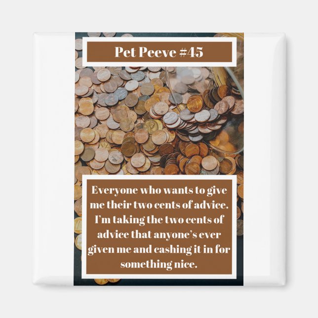 Aimant Drôle de deux cents (Devant)