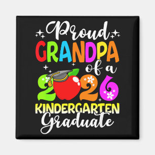 Aimant Drôle de grand-père fier d'une classe de maternell