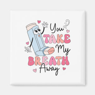 Aimant Drôle de Saint-Valentin respiratoire Équipe poumon