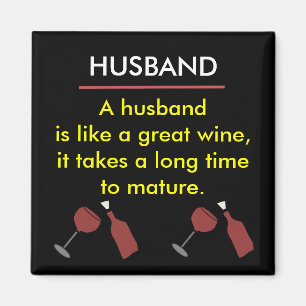 Aimant drôle de vin de MARI