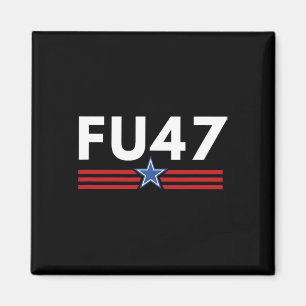 Aimant Drôle Fu47 Anti Trump Patriotique Pro Harris Democ