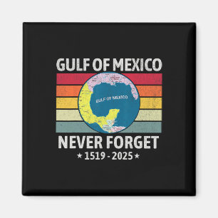 Aimant Drôle Golfe Des États-Unis D'Amérique Golfe Du Mex
