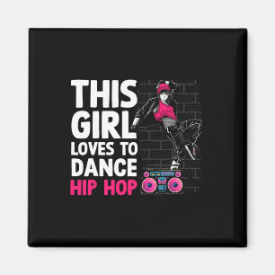 Aimant Drôle Hip hop Danser Art Pour Enfants Filles Femme