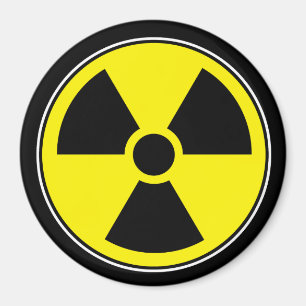 Aimant Drôle Humour Radioactif