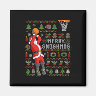 Aimant Drôle Joyeux Swishmas Noël affreux Croquis Noël Ch