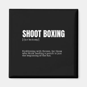 Aimant Drôle Kickboxing Enthusiast Dictionary Définition