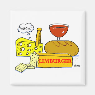 Aimant Drôle Limburger Fromage Dégustation de Dégustation