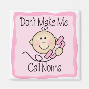 Aimant Drôle ne me fais pas appeler Nonna