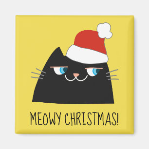 Aimant Drôle Noël noir