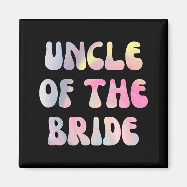 Aimant Drôle oncle Mariage De La Mariée (Devant)