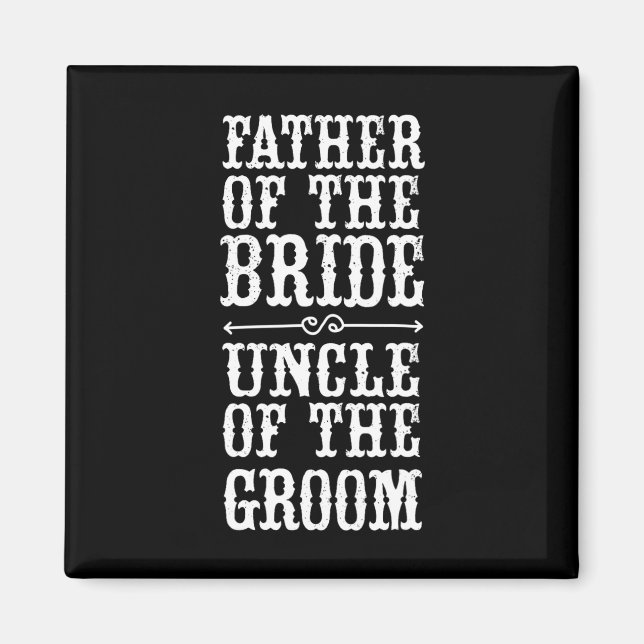 Aimant Drôle Père De L'Oncle De Mariée Du Groom Hallo (Devant)